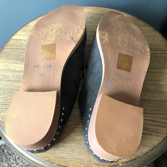 MI.IM Aldine Slip in Mule Charcoal - Picture 8 of 9